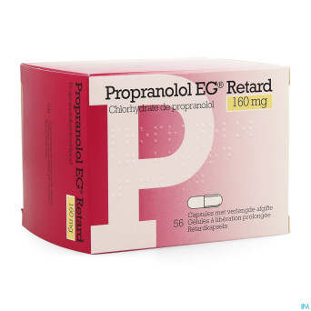 Propranolol retard eg caps  56x160mg