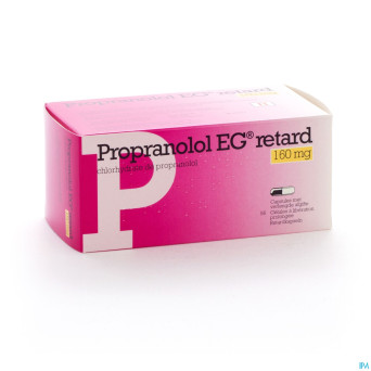Propranolol retard eg caps  56x160mg