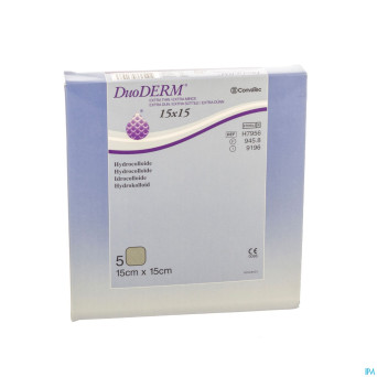 Duoderm extra mince pans hydro  15cmx15cm  5 h7956