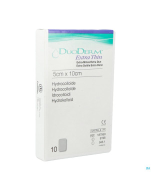 Duoderm extra mince pans hydro   5cmx10cm 10 h7959