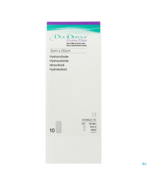 Duoderm extra mince pans hydro   5cmx20cm 10 h7961