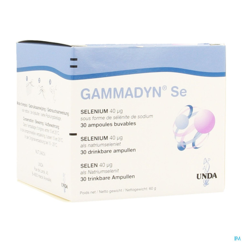 Gammadyn se    amp 30 x 2ml unda