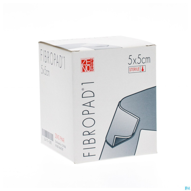 Fibropad 1  5,0x 5,0cm 25 compresse ster n/adh