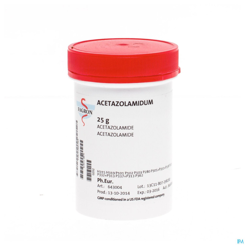 Acetazolamide vrac    25g fag