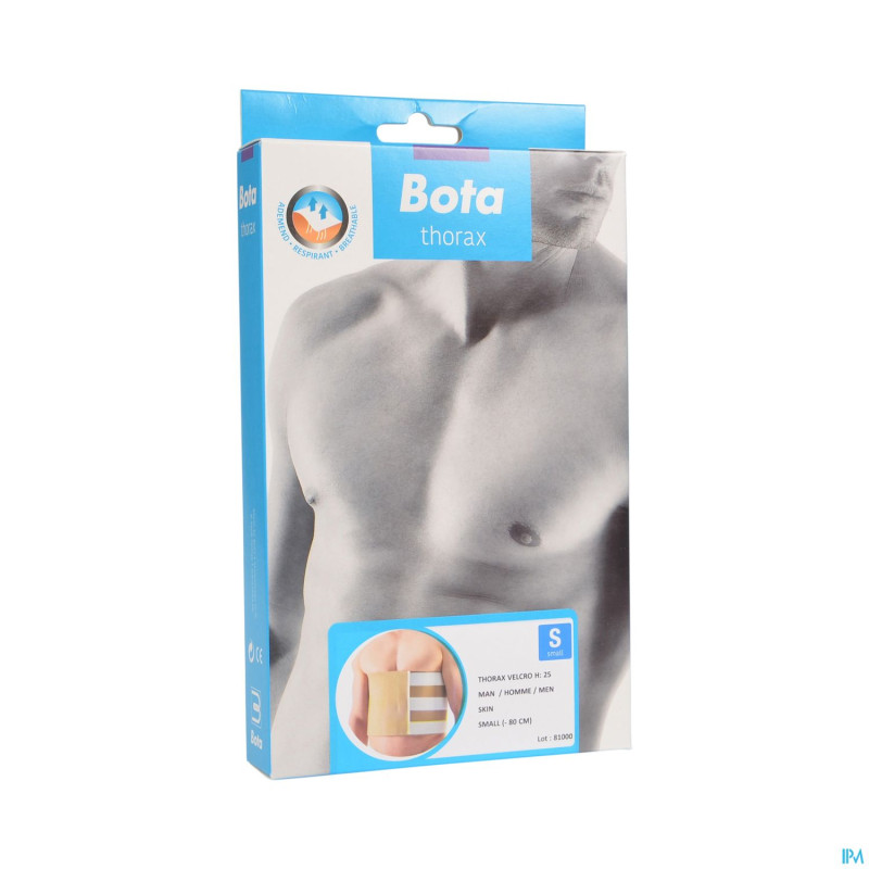 Bota thorax homme velcro h 25cm  s
