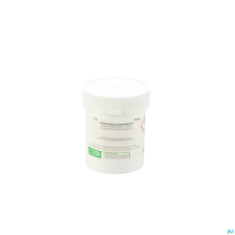 Hydroxyzine hcl ph.eur    25g aca