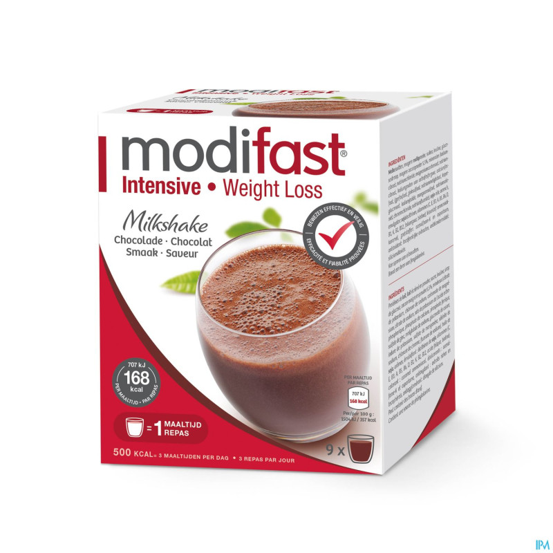 Modifast intensive milkshake chocolat    sach 9