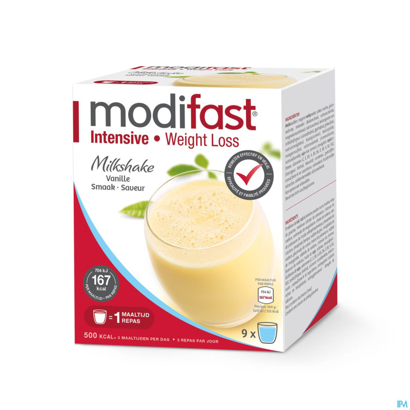 Modifast intensive milkshake vanille    sach 9