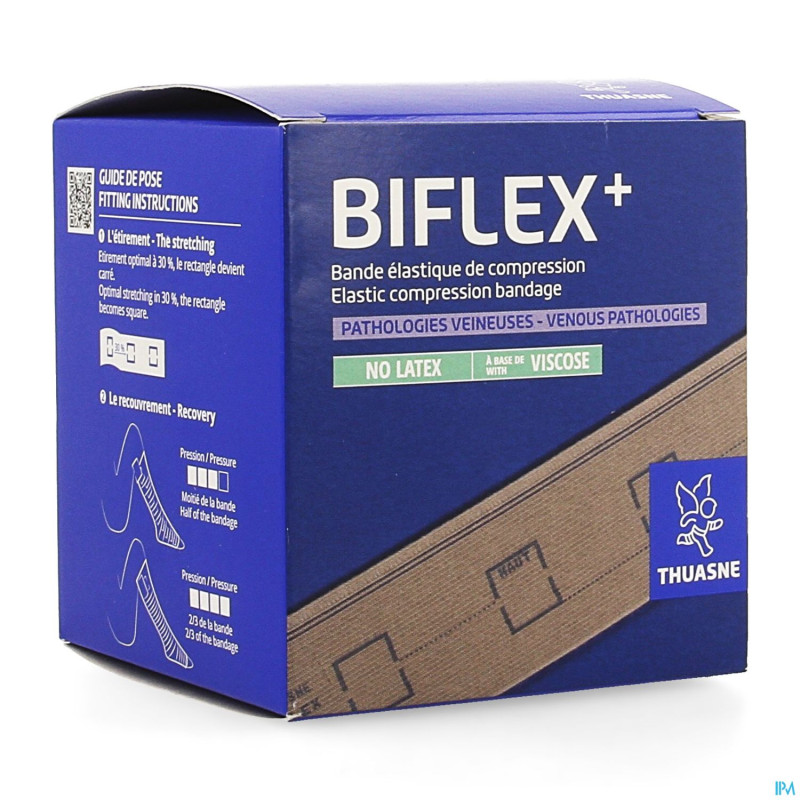 Biflex 17+ forte med.stretch+indic.bge  8cmx3,0m 1