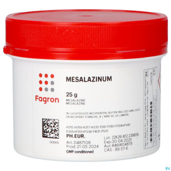 Mesalazine    25g fag