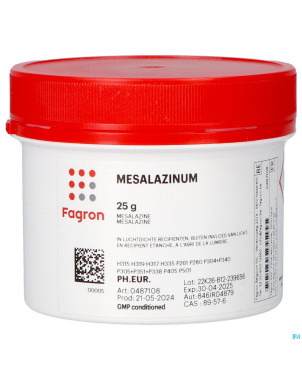 Mesalazine    25g fag