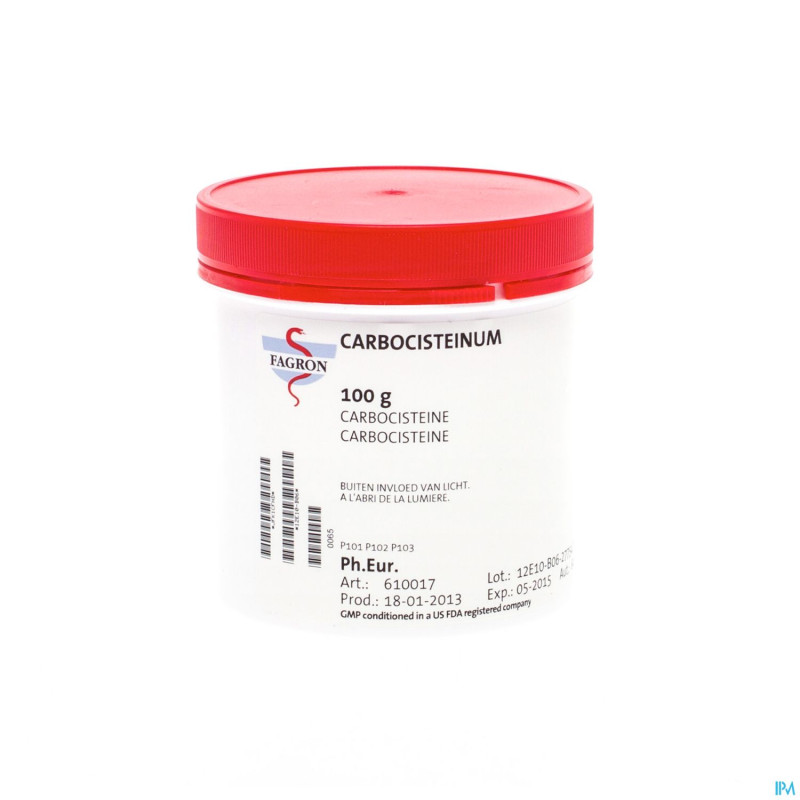 Carbocisteine    100g fag