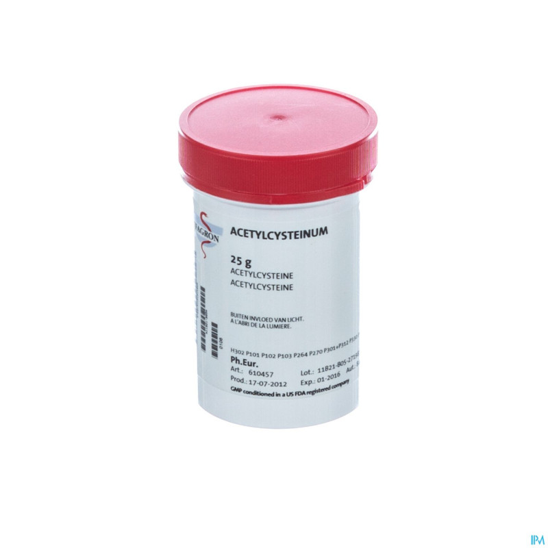 Acetylcysteine    25g fag