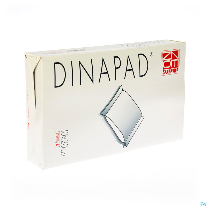 Dinapad 10x20cm  5 compresse sterile n/adh