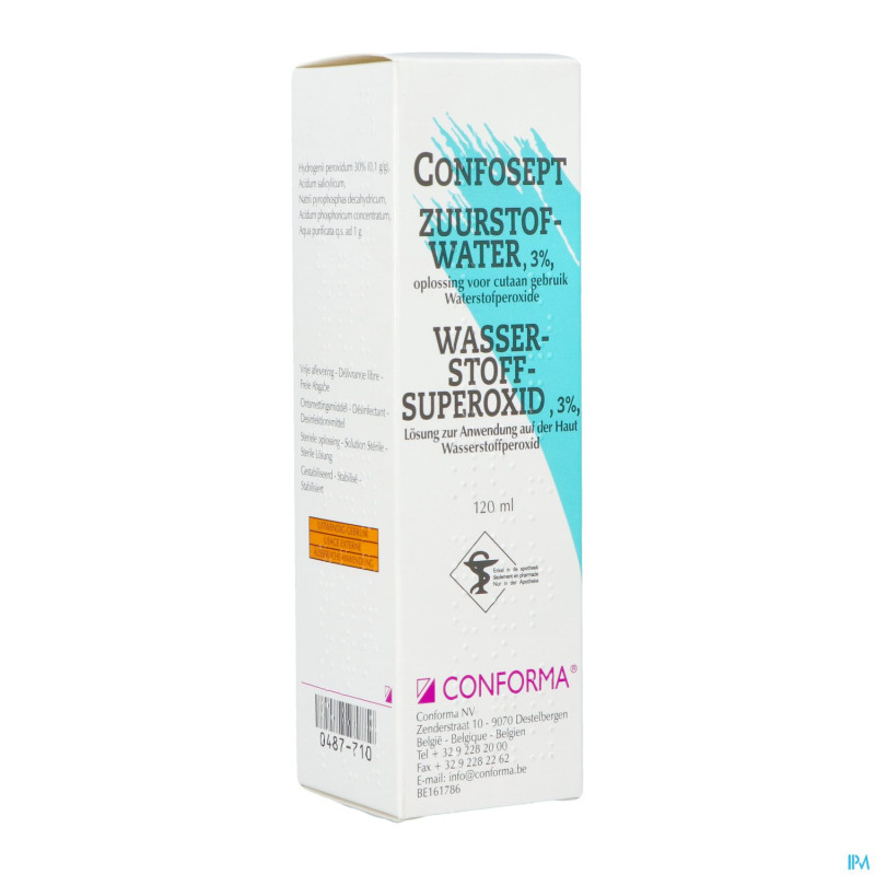 Confosept eau oxygenee  1 x 120 ml