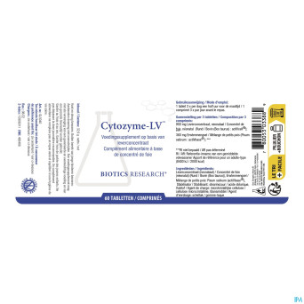 Cytozyme lv biotics    comp  60