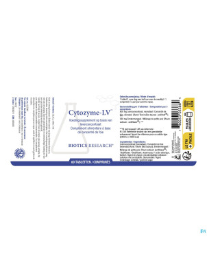 Cytozyme lv biotics    comp  60