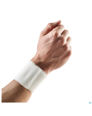 Bota serre-poignet elast velcro white  m