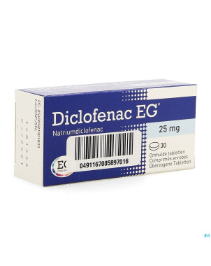Diclofenac eg comp   30 x 25 mg