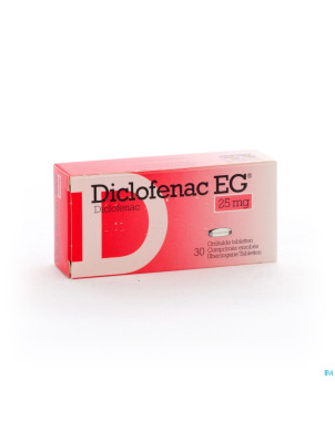 Diclofenac eg comp   30 x 25 mg