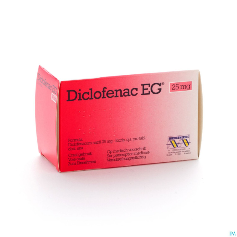 Diclofenac eg comp  100 x 25 mg