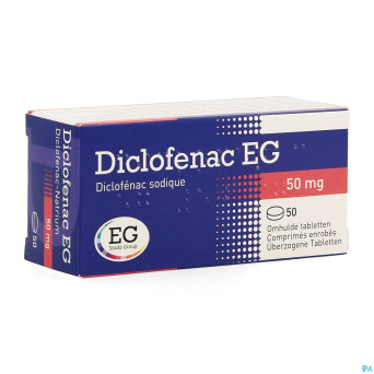 Diclofenac eg comp   50 x 50 mg