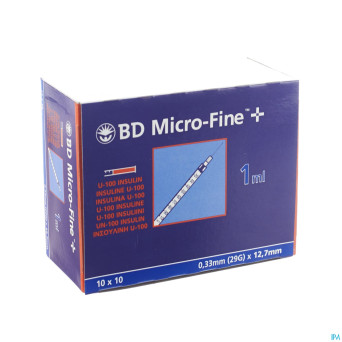 Bd micro fine+pen 0,33x12,7 100 29g