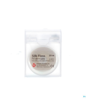 Deprophar dental floss waxed soie 25m    flo/s/25