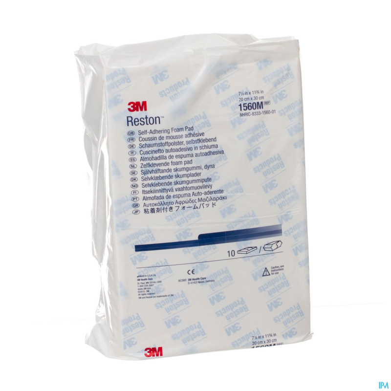 Reston 3m foam pads    20x30x1,0cm 10 1560