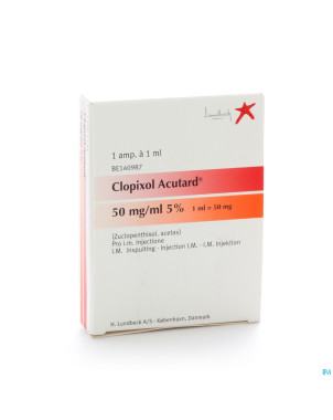 Clopixol acutard amp 1x1ml 50mg/ml