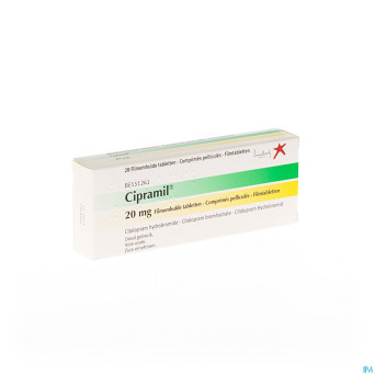 Cipramil comp sec  28 x 20 mg