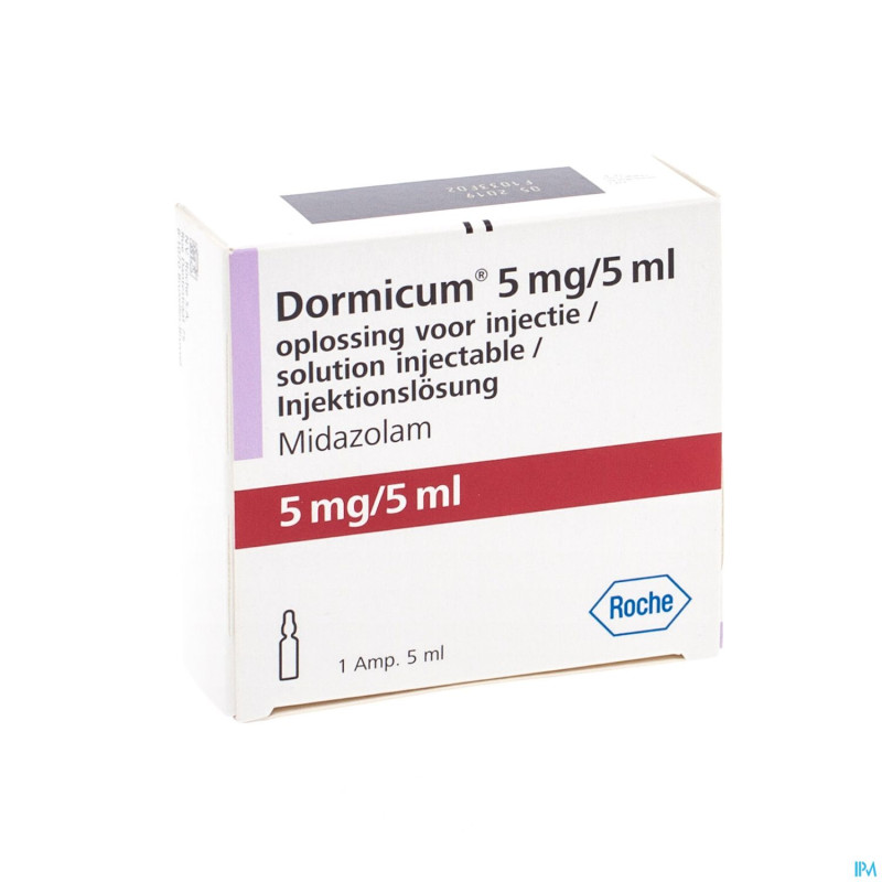 Dormicum amp 1 x  5 mg/ 5 ml