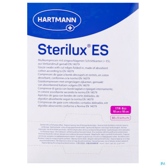 Sterilux es cp ster  8pl 10,0x10,0cm  30x5 4008605