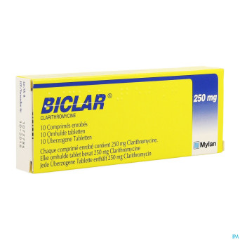 Biclar comp  10 x 250mg