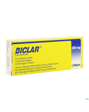 Biclar comp  10 x 250mg