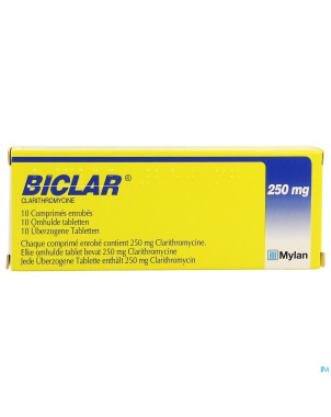 Biclar comp  10 x 250mg