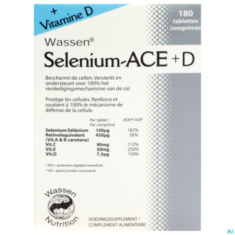 Selenium ace+d    comp 180 revogan