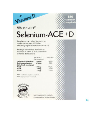 Selenium ace+d    comp 180 revogan