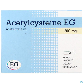 Acetylcysteine eg caps  30 x 200 mg