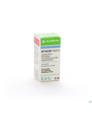 Betagan collyre 1 x 5 ml  0,50%