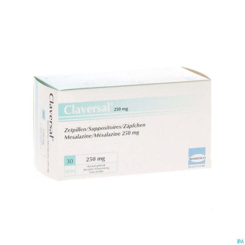Claversal supp  30 x 250 mg