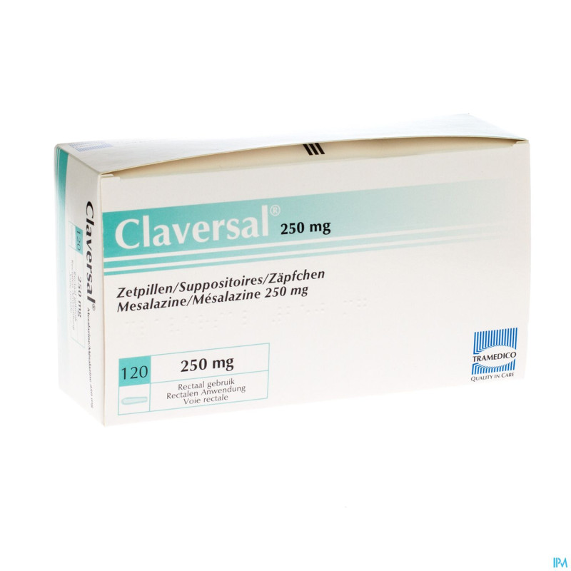 Claversal supp 120 x 250 mg