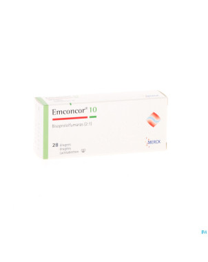 Emconcor 10 drag 28x10mg