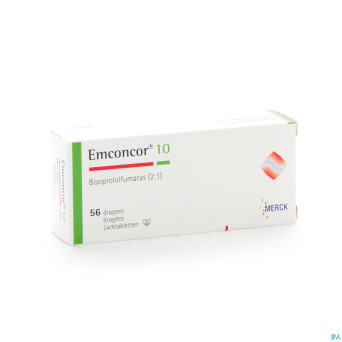 Emconcor 10 drag 56x10mg