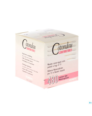 Cotondou plus batonnets ouate bois    240