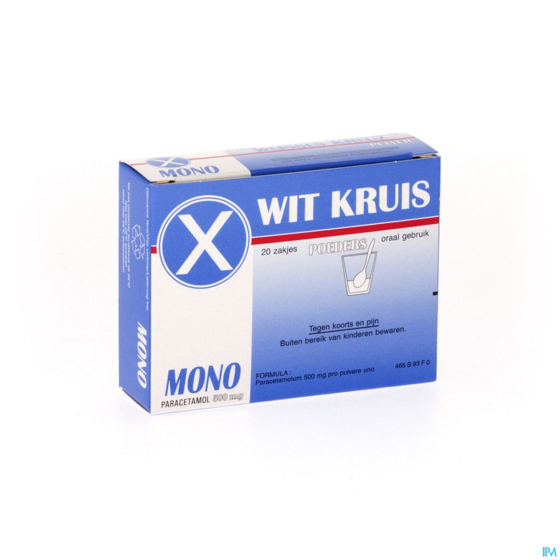 Croix blanche mono pulv. 20