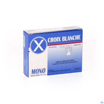 Croix blanche mono pulv. 20