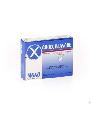 Croix blanche mono pulv. 20