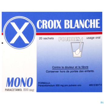Croix blanche mono pulv. 20
