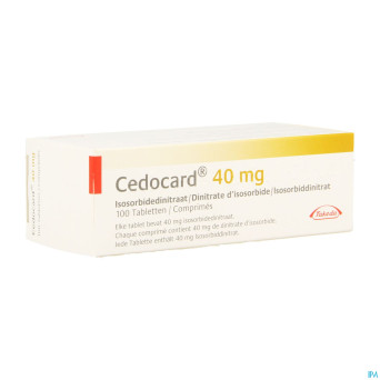 Cedocard 40 comp sec 100 x 40 mg